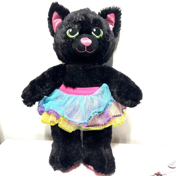 Build A Bear Black Kitty - Picture 1 of 12